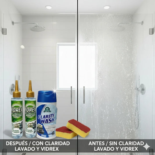 Desmanchador de vidrios para la ducha del baño, acrilico y ventanas